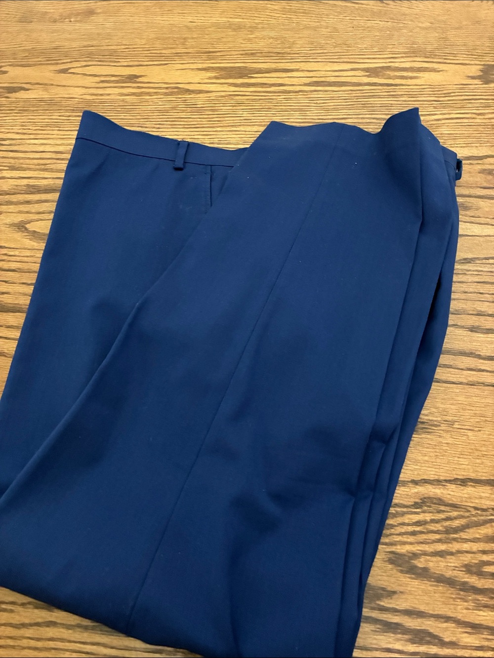 crown & ivy Navy Blue Mens Waistband Label Pants